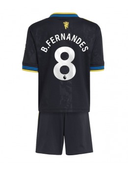 Manchester United Bruno Fernandes #8 Replika Tredje Kläder Barn 2025-26 Kortärmad (+ byxor)